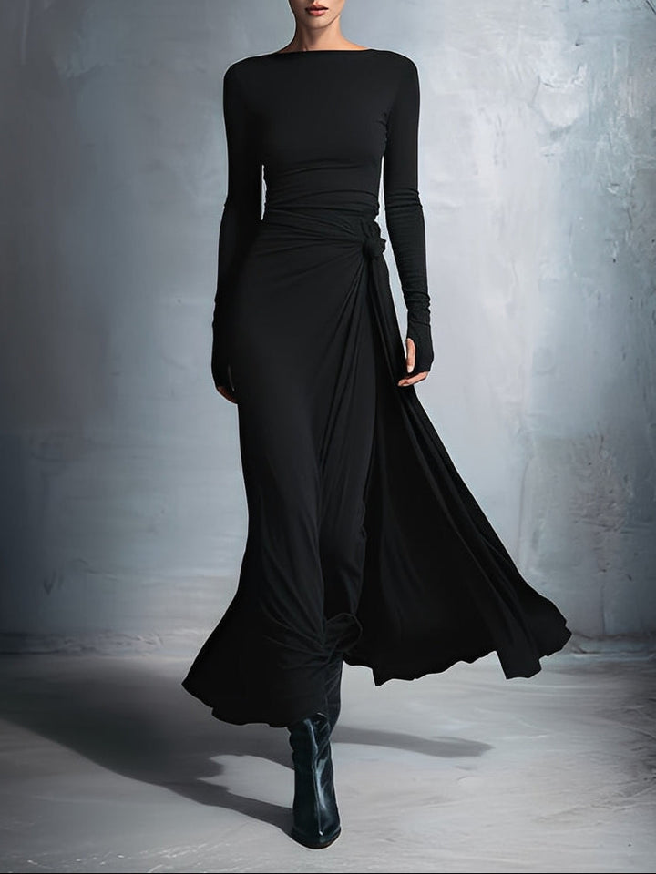 Ilinca | Maxi dress with side knot