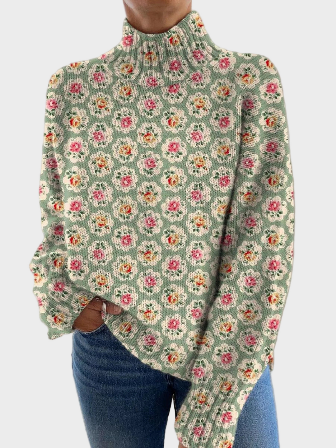Isla | Enchanting Floral Sweater