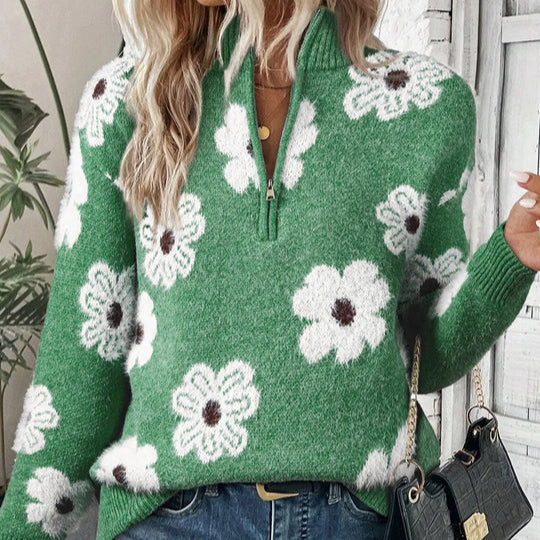 BLOOM | Zip-Neck Sweater