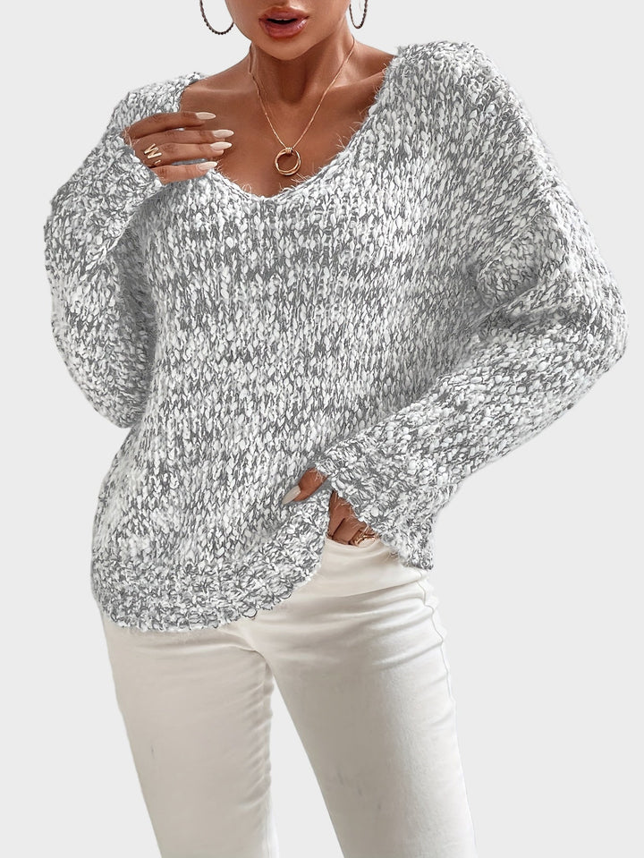 Chryselda - Casual Sweater with Sleeves