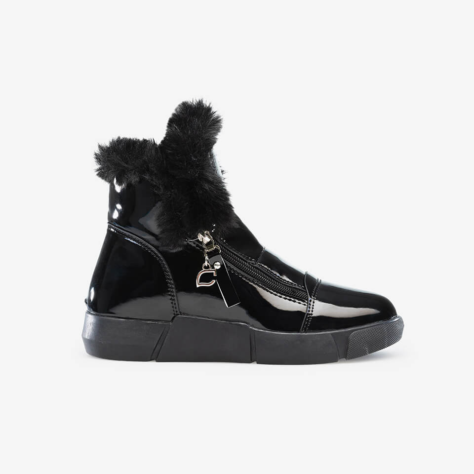 Gianina | Botine Elegante Învelite Crystal