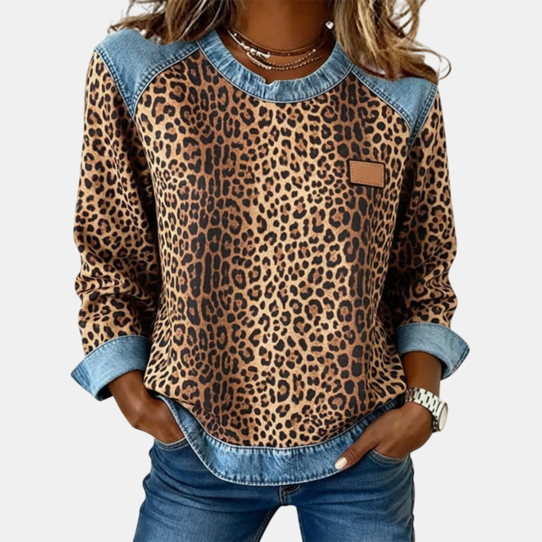 Loredana | Patchwork Pattern Sweater