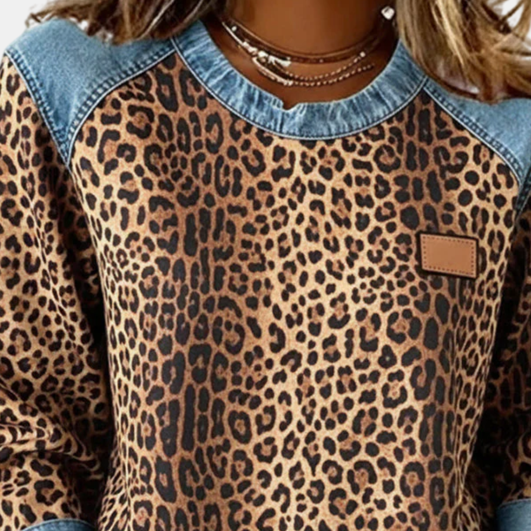 Loredana | Patchwork Pattern Sweater