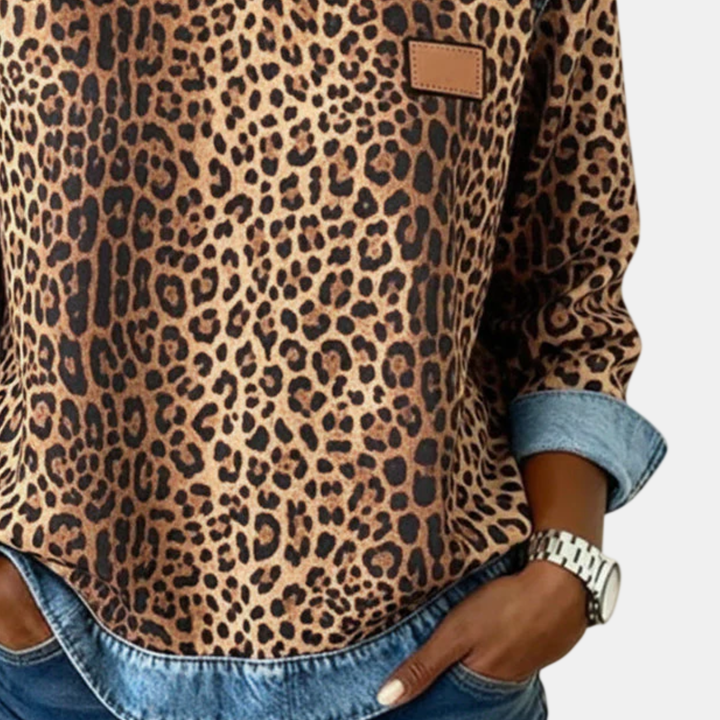 Loredana | Patchwork Pattern Sweater