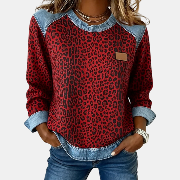 Loredana | Patchwork Pattern Sweater