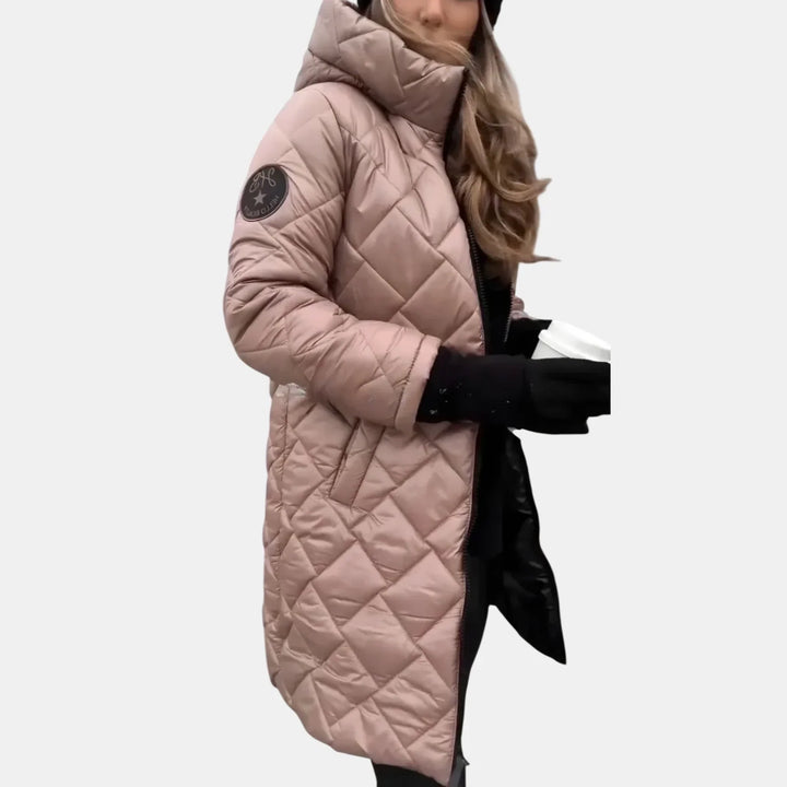 Alina | Quilted Coat with Hood