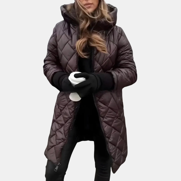 Alina | Quilted Coat with Hood