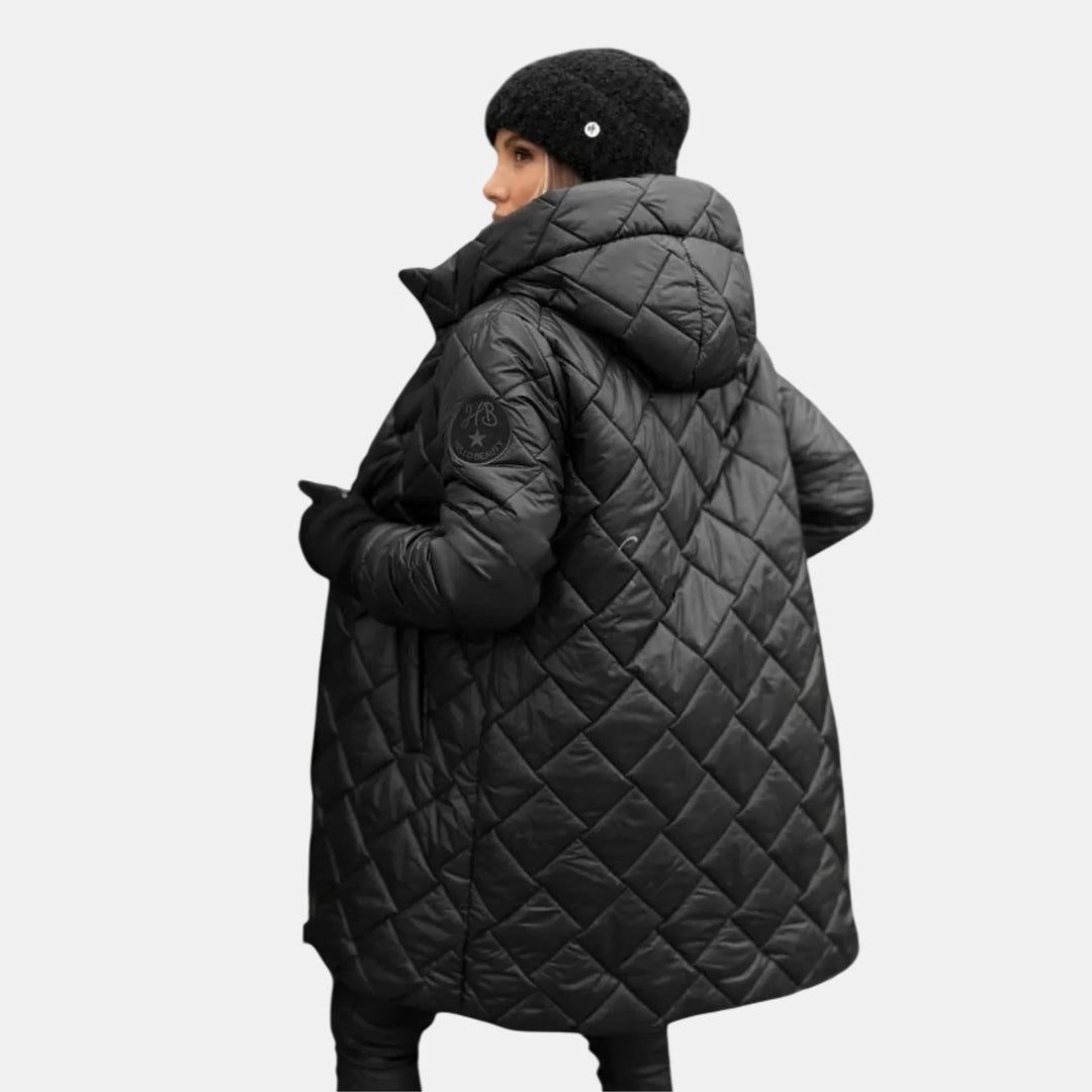 Alina | Quilted Coat with Hood