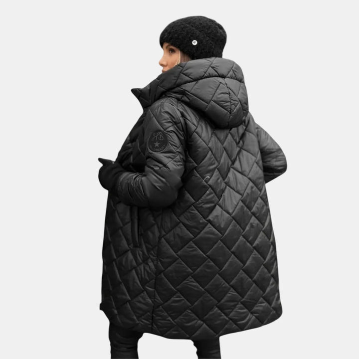 Alina | Quilted Coat with Hood