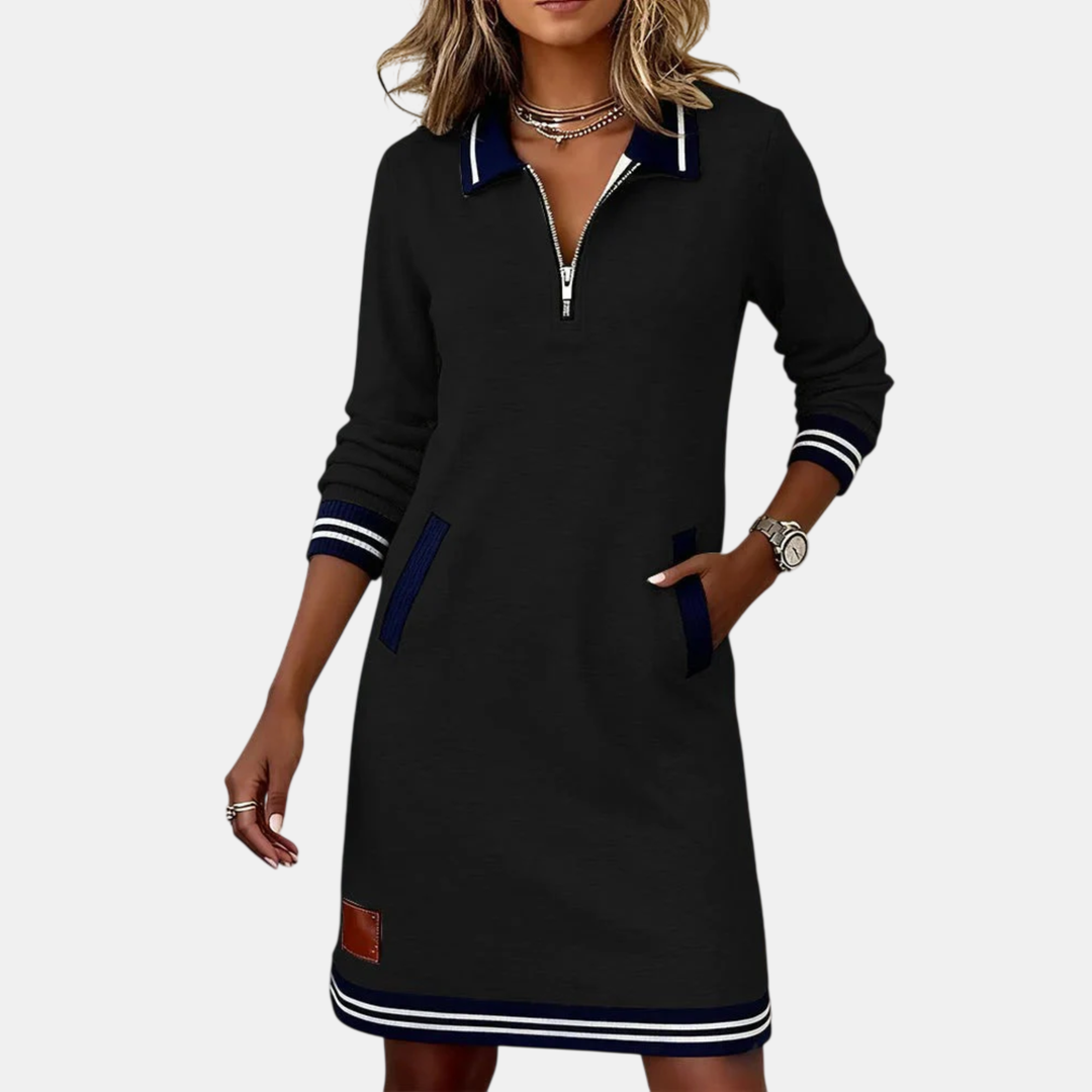 Oana | Rochie cu Mâneci Lungi Chic