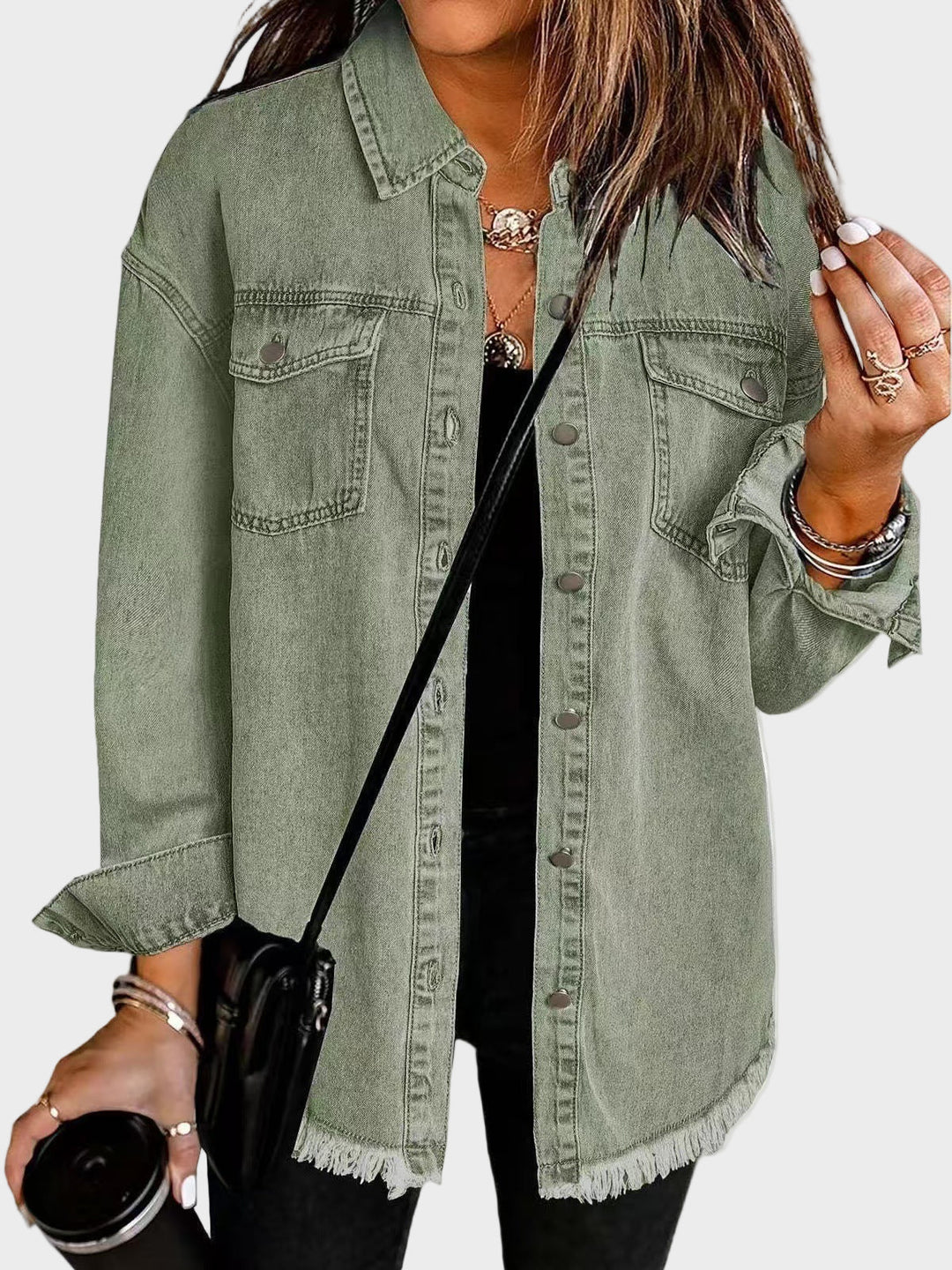 Roxana - Jachetă oversized din denim