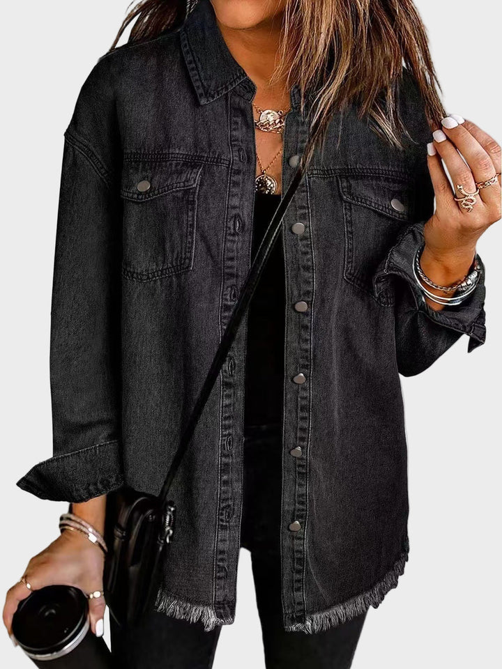 Roxana - Jachetă oversized din denim