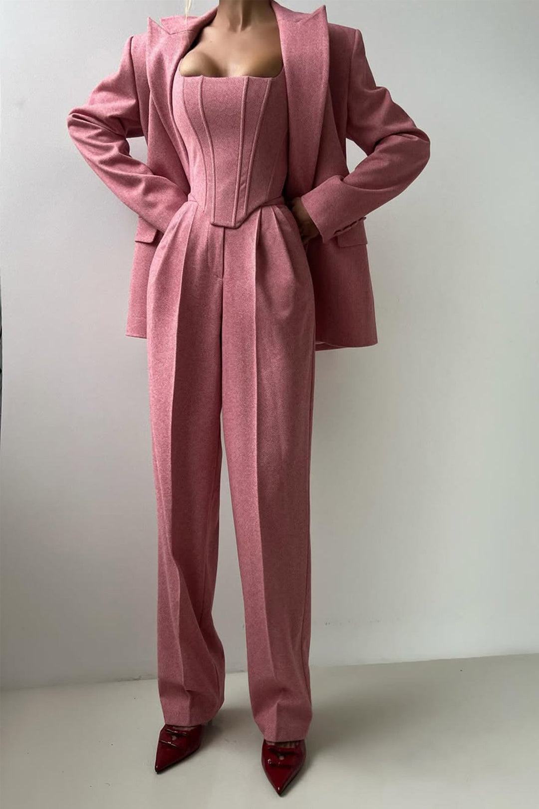 Grace | Three-Piece Double-Breasted Suit Set