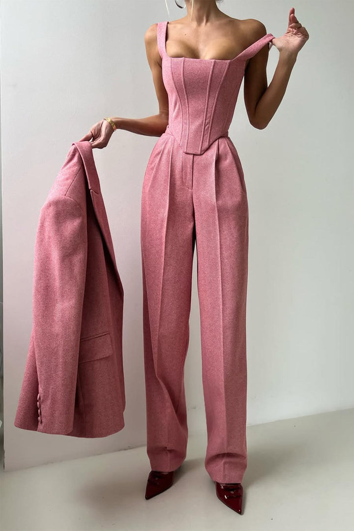 Grace | Three-Piece Double-Breasted Suit Set