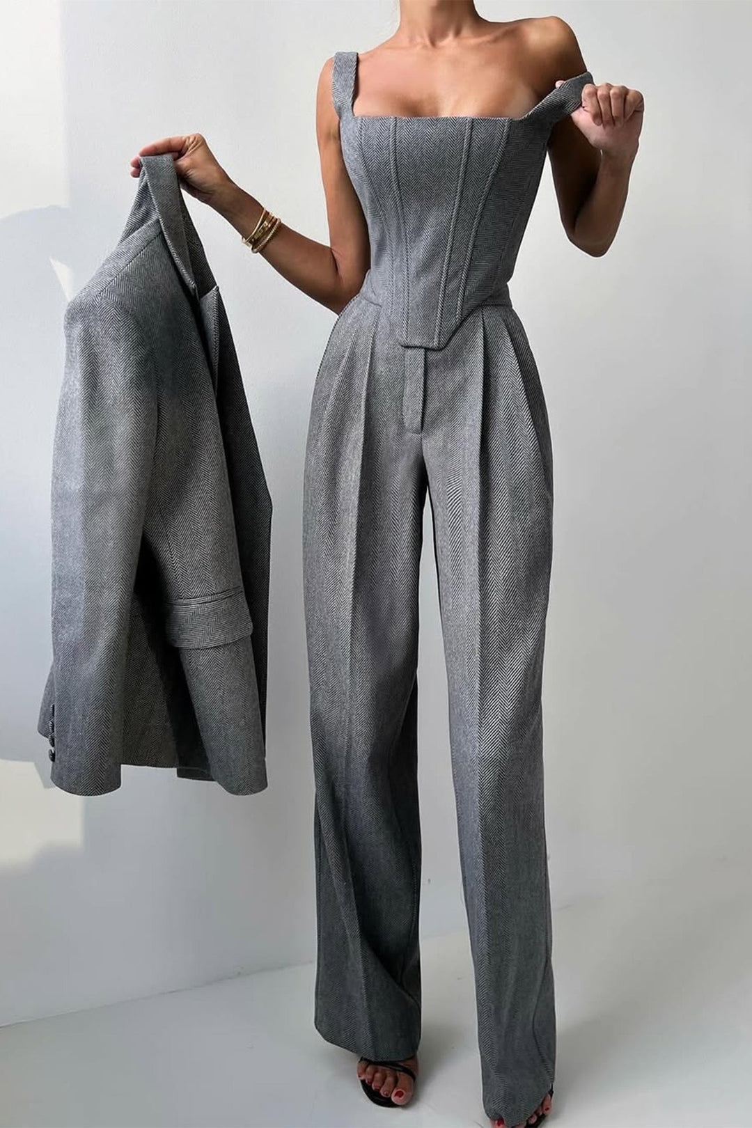 Grace | Three-Piece Double-Breasted Suit Set
