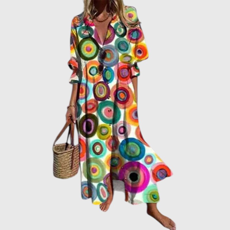 Maria - Rochie Maxi Bloom Boldly