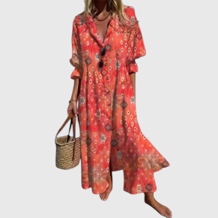 Maria - Rochie Maxi Bloom Boldly