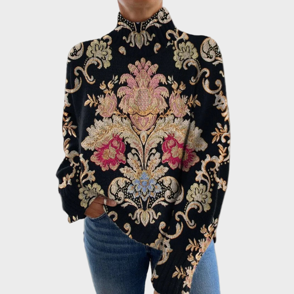 Phoebe | Vintage Floral Sweater