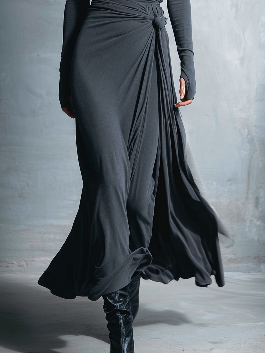 Ilinca | Maxi dress with side knot