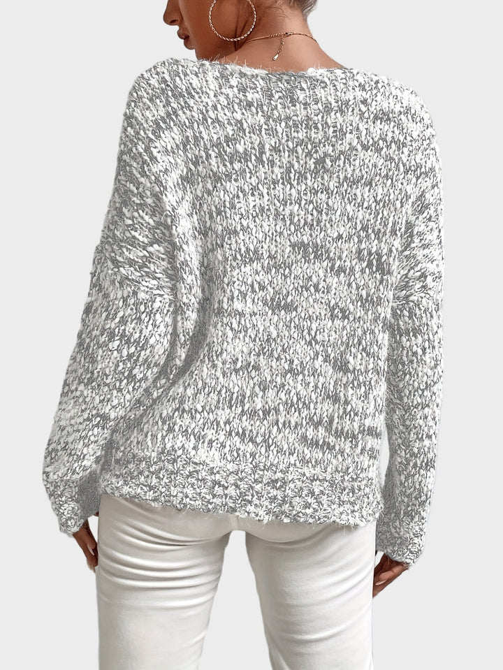 Chryselda - Casual Sweater with Sleeves