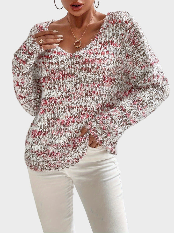Chryselda - Casual Sweater with Sleeves
