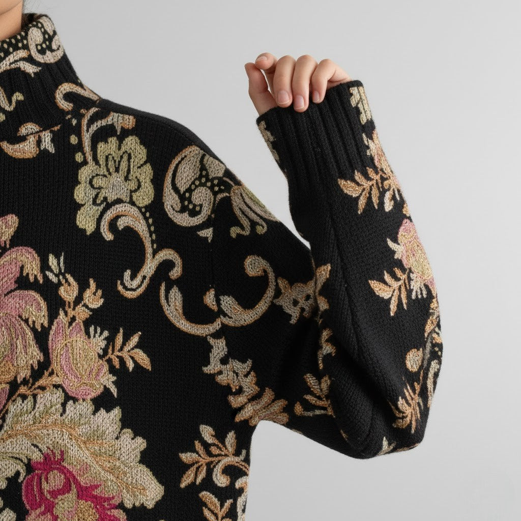 Phoebe | Vintage Floral Sweater